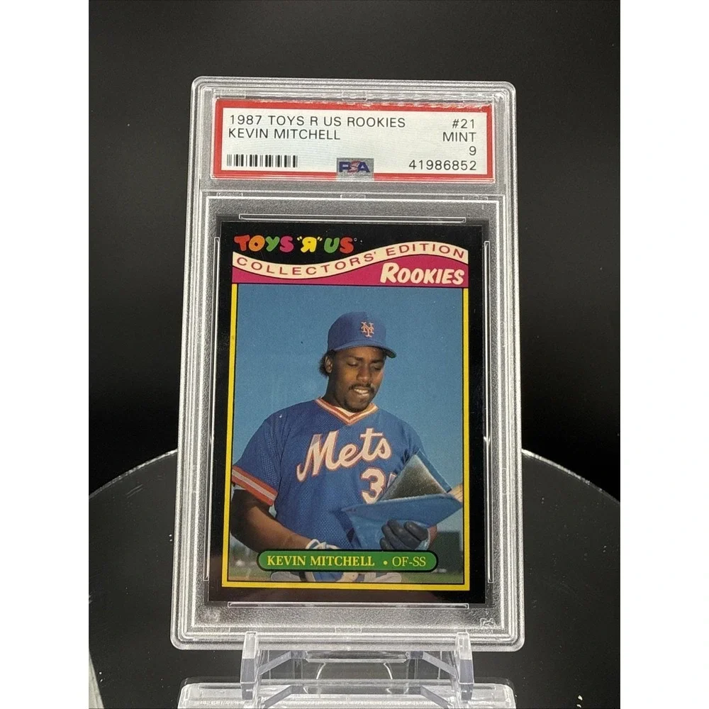 1987 Toys R Us Rookies #21 Kevin Mitchell PSA 9 New York Mets Rookie - Very Rare